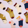 Cheap Cute Baby Girl Kid Fashion Knitting Black Blue Animal Pattern Nylon Bamboo Summer Cozy Slipper Ankle Crew Socks