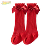 Kids Boutique High Quality Mesh Breathable Bow Knee Length Toddler Baby Socks