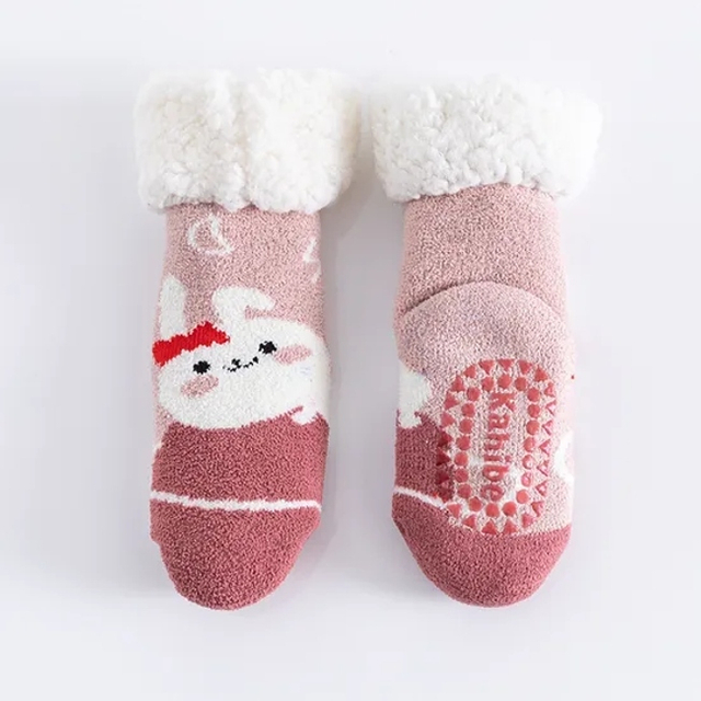Cozy Autumn and Winter Non Slip Baby Socks with Custom Logo
