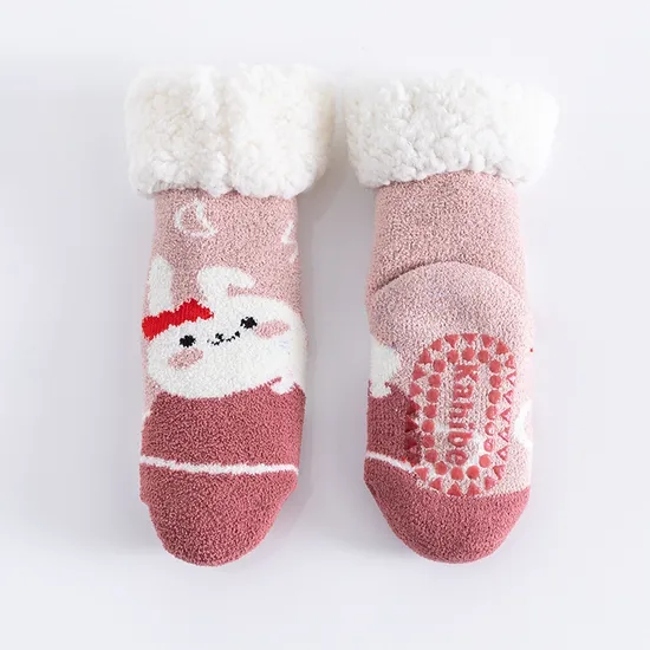 Cozy Autumn and Winter Non Slip Baby Socks with Custom Logo