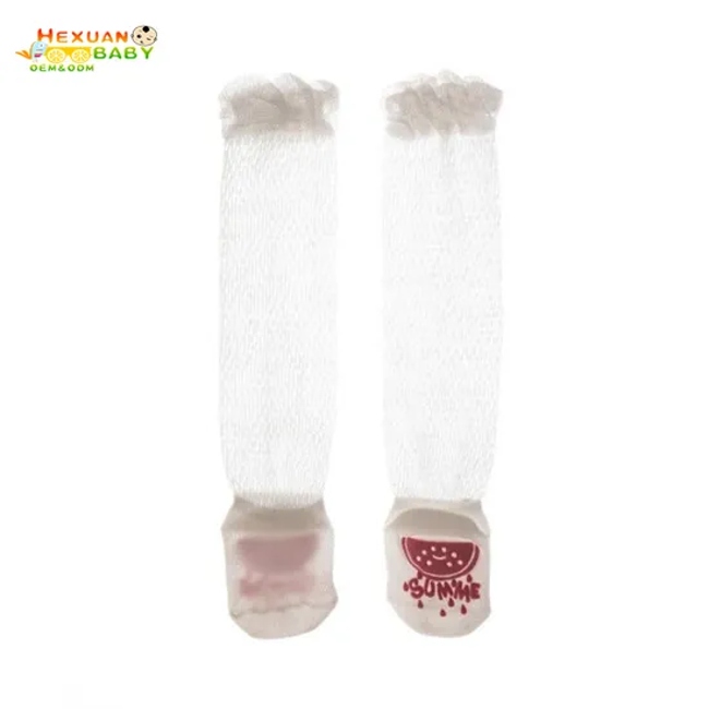 Infant & Toddler High Quality Crochet Ruffle Antiskid Socks Baby Knee High Socks