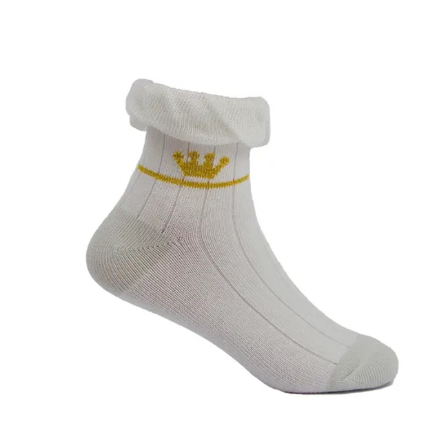 Unisex Children Baby Kids Wholesale Custom Cotton Crimping Short Socks