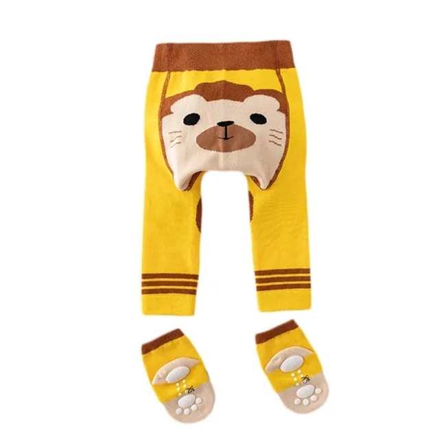 Unisex Children Baby Kids Cotton Wholesale Non Slip Crawling Leggings Socks