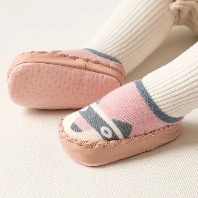 Baby Kids High Quality Cotton Daily Polyester Moccasins Socks