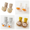 Newborn Baby Socks Autumn and Winter Baby MID Tube Cartoon Doll Socks Children′s Dispensing Floor Socks