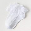 Spring Thin Lace Mesh Cute Embroidered Ruffle Baby Girl Kids Socks
