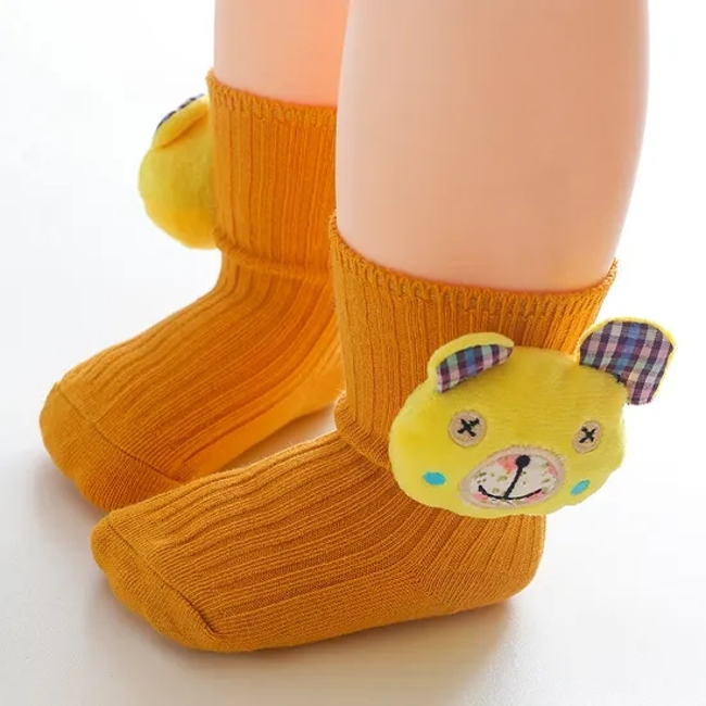 Baby Children Kids Cotton Unisex Soft Comfortable Animals Cartoon Socks