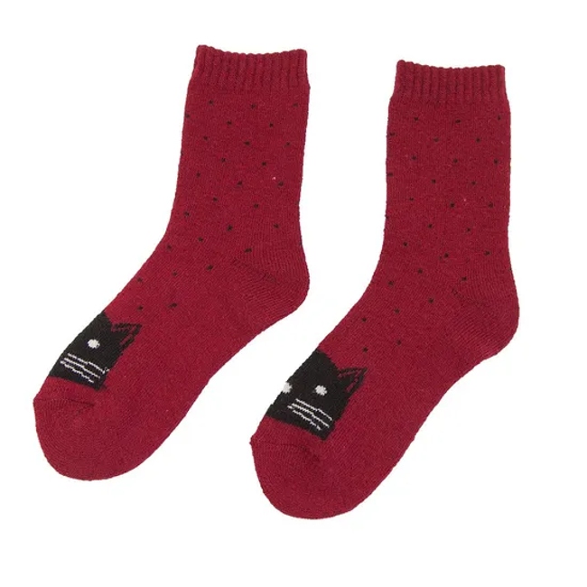 Children Baby Kids Custom Wholesale Wool Thick Thermal Home Socks