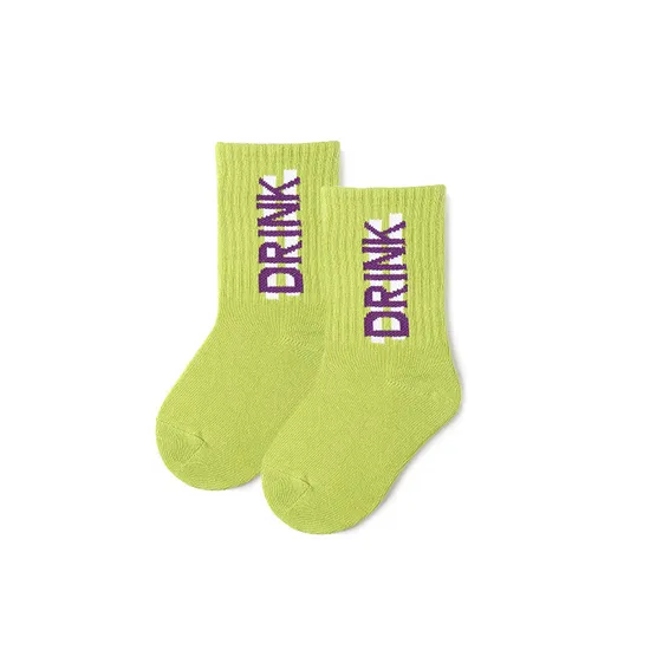 Low Price Unisex Children Kids Baby Wholesale Cotton High Elastic Crew Socks
