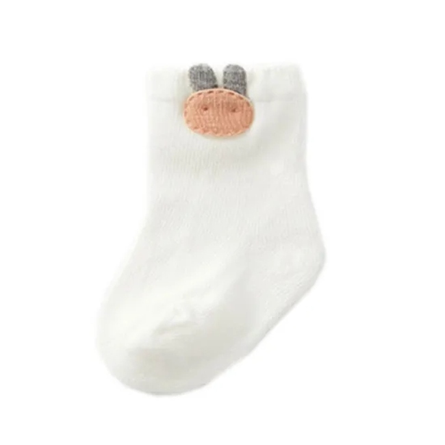 Spring and Autumn New Cute Cartoon Baby Socks Custom Logo