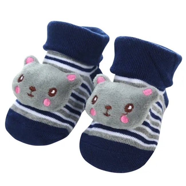 Soft Baby Wrist Rattle Foot Finder Set Cotton Plush Stuffed Infant Toys Birthday Holiday Birth Present Newborn Boy Girl //////// Months Spider Sock