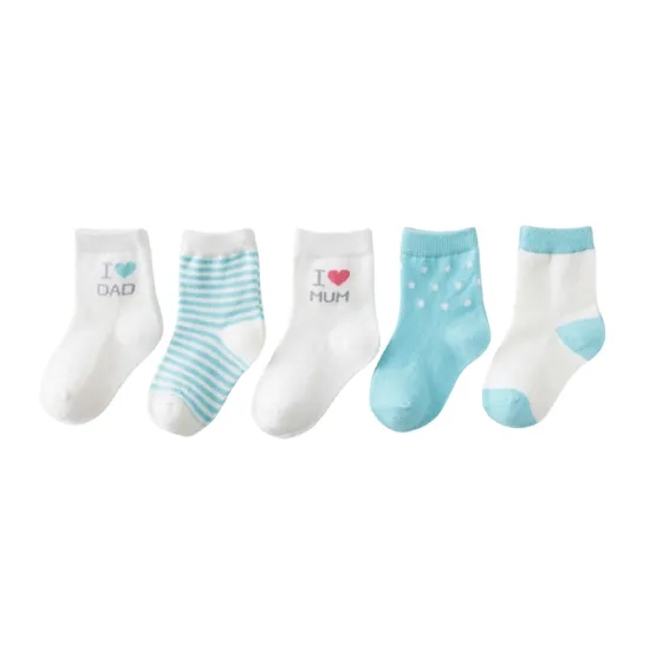 Anti Bacterial Breathable Skin Friendly Babies Fashion Lovely Cute Cotton Ankle Crew Soft Little Sock