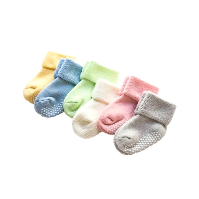 Breathable and Soft Baby′s Cotton Socks Customize Your Own Logo on Infant Socks