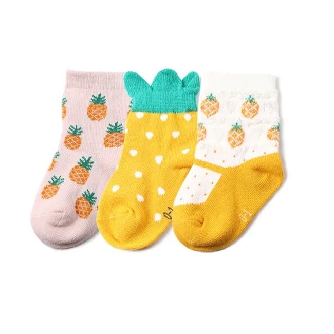 Wholesale Novelty Custom Children Baby Kids Unisex Cotton Short Socks