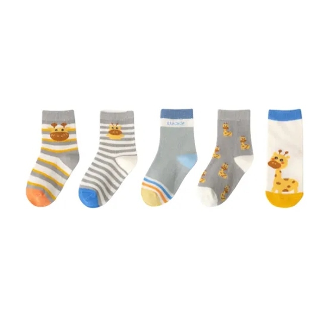 Anti Bacterial Breathable Skin Friendly Babies Fashion Lovely Cute Cotton Ankle Crew Soft Little Sock