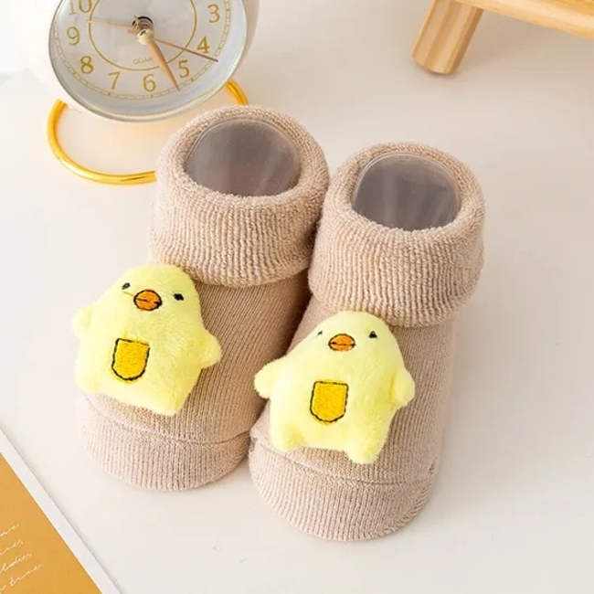 Baby Boy Combed Cotton Socks Qandsweet Toddler Ankle Sock Non Skid for Newborn Infant Childrens