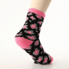 Cozy Winter Warm Pink Designer Floor House Wool Low MOQ Custom Logo Women Crew High Quality Fuzzy Socks