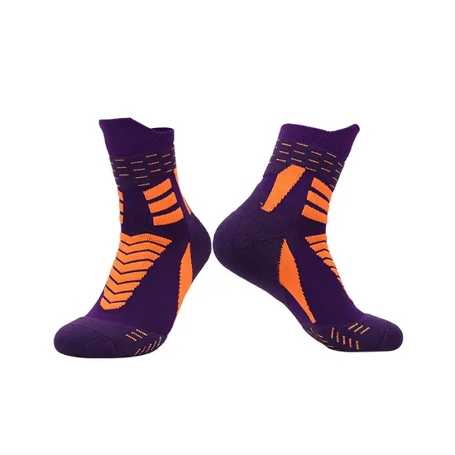 Wholesale Custom Men Women Basketball Rugby Sports Crew Children Cotton Customized Logo Unisex Soccer Football Non Slip Grip Crew Cotton Kids Socks