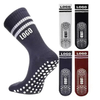 Women′s Anti-Slip Pilates Yoga Socks Thin Cotton with High Quality Embroidery Breathable Spandex Custom Logo Print Crew High