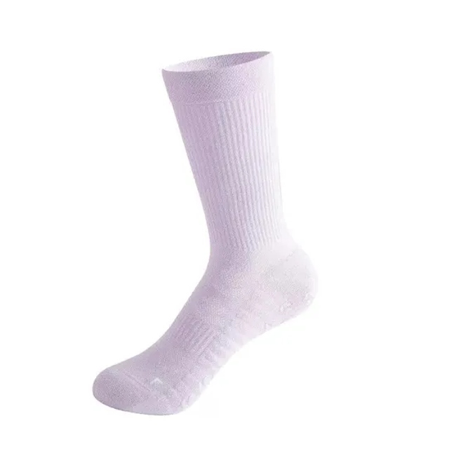 High Quality Non-Slip Women Sports Sock Custom Yoga Pilates Socks Cotton Crew Socks
