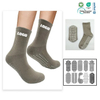 Designer Logo Anti Slip Sports Anti Slip Cotton Women Custom Women Unisex Non-Slip Gym Brand Logo Yoga Sports Grip Crew Pilates Socks