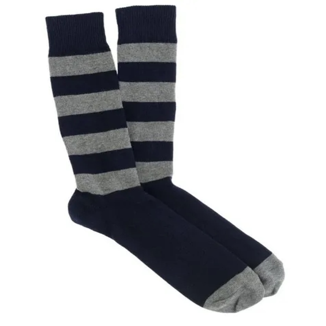 High Quality Custom Geometry Mens Business Mercerized Cotton Socks