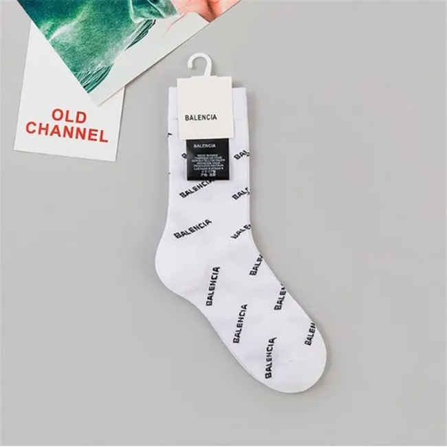 Wholesale Custom Logo High Quality Crew Cotton Sport Socks Colorful Men Women Comfortable Unisex Adult Bb Branded Socks