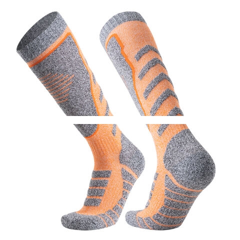 Hot sale Round head anti slip pressure long tube mid tube sports socks