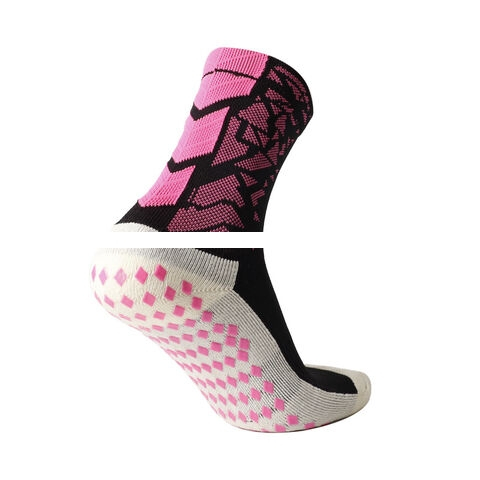 Hot sale Sweat absorbing and dehumidifying thickened towel bottom with adhesive sports socks workout running