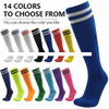 High Quality Youth Football Sports Socks Anti Skid Breathable Cushioned Tube Bottom Custom Print Knitted Technique Daily Use