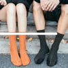 China Custom organic cotton blended men s and women s plain long thick sports fashion socks