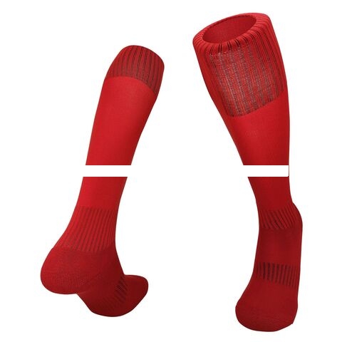 Wholesale Customised Logos Long Knee Length Football Slip Socks Adults Children Sweat Absorbent Breathable Sports Socks