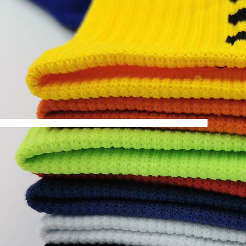 Sport Equipment Supplier High Grip Mid Calf Football Socks for Soccer Training Matches
