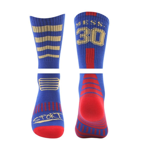 ODM Profession Breathable Custom Star Competition Socks Crew Football Socks Sports Socks For Men