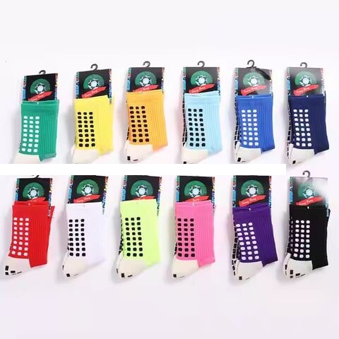Wholesale Sports Socks Sustainable Colorful Non Anti Slip Soccer Athletic Men s Custom Logo Youth Football Grip Socks
