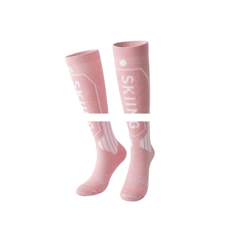 Autumn And Winter Fashion Add Thickness Warm Wool Long Tube Ski Socks Women Compress Sports Socks