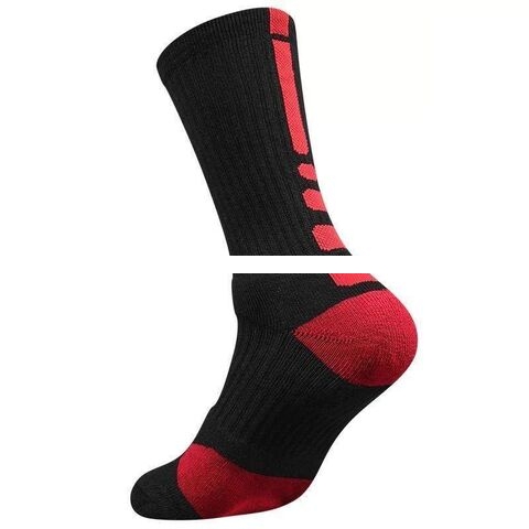 Profession Custom Colour Add Thickness Basketball Crew Towel Bottom Socks Outdoor Sports Socks For Unisex