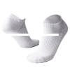 Hot sale Short tube jacquard anti slip running socks exercise workout running