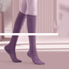 Purple Yoga pressure socks Non slip high elastic cotton Pilates socks cycling socks for women