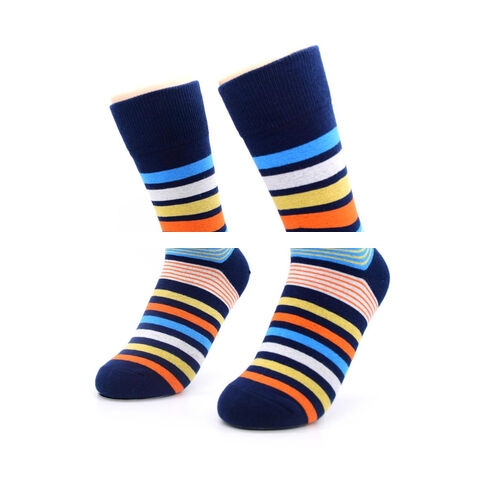 Durable Sports socks Combed cotton dress socks Promotion OEM custom logo color combed cotton men s dress socks