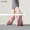 Professional five finger socks non slip breathable comfortable indoor fitness yoga socks custom design Pilates socks