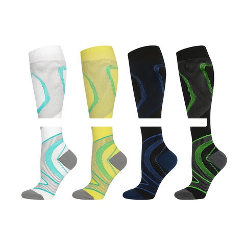 Hot sale Professional long leg fitness jump rope slimming socks