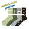 Supplier Custom Socks Breathable Sock Custom Your Logo Towel Bottom Basketball Sports Men Socks