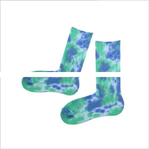 New Design Color Tie Dye Men s And Women s Sports Socks Cotton Socks Factory Wholesale Custom Socks