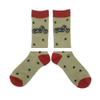 Men Colorful Fancy Novelty Combed Cotton Crew Socks