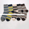 Men s thick and plush mid length warm and odorless woolen cotton socks