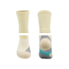 Athletic Mid Calf Woven Ombre Performance Thick Cushioned Basketball Ankle Support Socks Men 