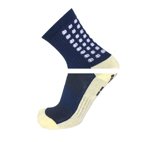 Kids Red Non Slip Football Athletic Compression Socks