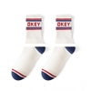 Wholesale Fashion Men Sport Socks High Quality Cotton Jacquard Design Support Custom Logo Socks