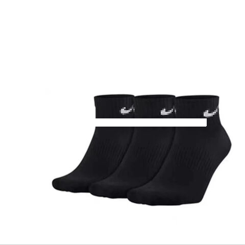 Wholesale Factory Direct Black White Color Cotton Unisex Sports Socks Breathable Soft Cozy Casual Socks